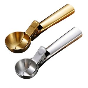 ที่ตักไอศกรีมสแตนเลสแบบมีโลโก้สั่งทำพิเศษ คุณภาพพรีเมียม พร้อมที่กด - Product Image 3