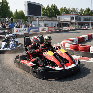 Kart à essence APEX GT Duo-Professional 200cc, <span class=keywords><strong>moteur</strong></span> 6,5 CV, <span class=keywords><strong>karting</strong></span> de course d'endurance, <span class=keywords><strong>karting</strong></span> sport haute vitesse - Product Image 2