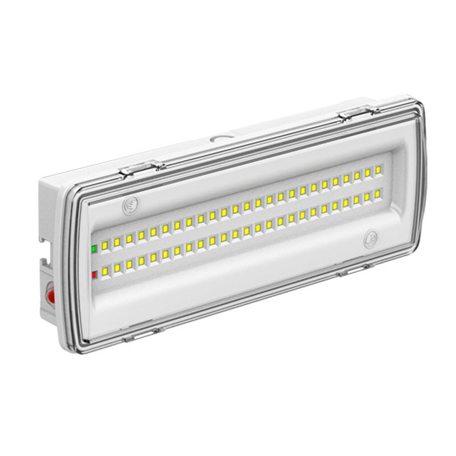 IP65 Waterproof Auto-test Led Emergency Bulkhead Light Wall-mounted/Recessed Led Emergency Light with Concealed Junction Box