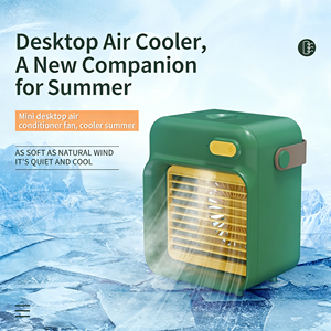 Mini Ventilador de Escritorio para el Hogar, Ventilador de Aire Acondicionado Portátil, Enfriador de Aire Evaporativo Recargable por USB, Ventilador de Aire Portátil con Agua - Product Image 2