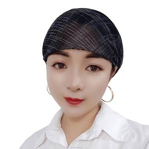 Wholesale YASEEN Muslim Women's Mesh Cap - Breathable, Eco-friendly, Solid Color Headscarf and Turban <b>Hat</b>, Suitable for All - Product Image 1