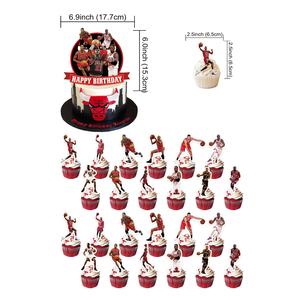 Nouveau NBA <span class=keywords><strong>Chicago</strong></span> <span class=keywords><strong>Bulls</strong></span> enfants fête d'anniversaire décoration fournitures insérer drapeau ballon bannière sport thème fête fournitures - Product Image 3