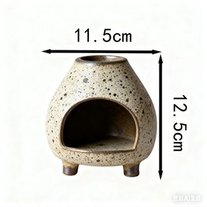 Prêt à expédier – Brûleur d'encens en céramique rétro en forme de <span class=keywords><strong>volcan</strong></span> pour Palo Santo et sauge - Product Image 5