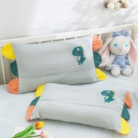 Taie d'oreiller mignonne à motif de dessin animé, housse de coussin colorée avec décor d'oreilles, taies d'oreiller de haute qualité