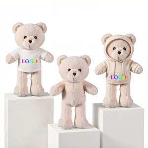 Peluche Personalizzato OEM Morbido e Soffice Certificato CPSIA, Produttore di Giocattoli in Peluche, <span class=keywords><strong>Volpe</strong></span> Rossa Imbottita con Felpa e Maglietta Rimovibili - Product Image 3