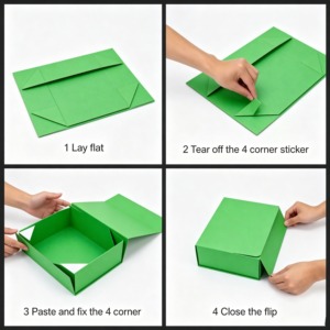 Custom Paperboard Gift <b>Box</b> 2mm Thick Matt Lamination Biodegradable Rigid Packaging with Custom Logo for Cosmetic Jewelry - Product Image 3