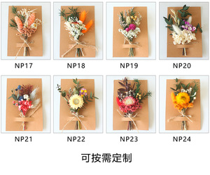 Mini Boho Corsage Préservé Pampas Herbe Arrangement Noël Pâques Table Décoration Boîte Aux Lettres Cadeau Mini Séché Graduation - Product Image 3
