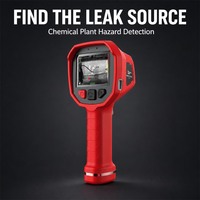 Caméra de détection de gaz haute sensibilité 30mK TIG10 640x512 IR pour la détection de fuites de CH4, SF6, NH3, 0,86 kg, IP67, avec laser, boussole, WiFi et fonction de sauvetage