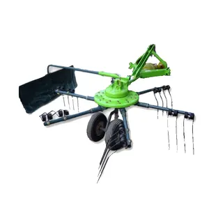 tractor mounted PTO drive three point linkage rotary hay raker