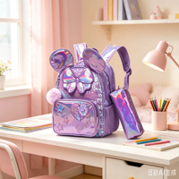Sacs à dos Bunnyflyschool pour enfants, sac à dos mignon pour tout-petits, sac d'école maternelle, sac léger pour enfants, retour à l'école