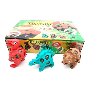 2025 Balle sensorielle anti-stress en caoutchouc à mailles, forme amusante dinosaure, raisin, animal, à presser - Product Image 6