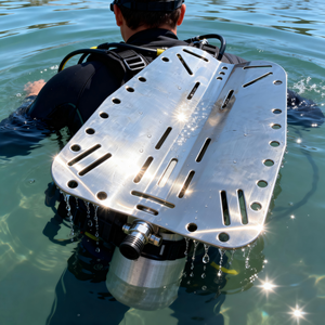 Plaque dorsale de plongée sous-marine en acier inoxydable usinée sur mesure par CNC avec usinage de précision pour la fabrication - Product Image 6