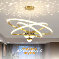 Lustre de salle à manger de luxe, lampe suspendue LED, éclairage de plafond intérieur, décoration de la maison, éclairage en fer anti-éblouissement, directement de l'usine