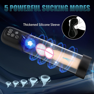 สปาอัตโนมัติสุญญากาศเครื่องขยายอวัยวะเพศชายกันน้ำเครื่องฝึกออกกำลังกายอุปกรณ์ช่วยตัวเองสำหรับเพศชายผลิตภัณฑ์ทางเพศสำหรับผู้ชาย - Product Image 2