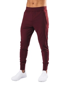 Pantalones deportivos con logotipo personalizado para hombre, pantalón de gimnasio de 90% algodón y 10% LICRA - Product Image 1