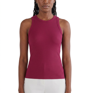 EVERGREEN Womens Sleeveless Tank <b>Top</b> Cotton Soft Breathable Summer Vest OEM Manufacturer Bulk Wholesale Streetwear 3D <b>Top</b> - Product Image 1