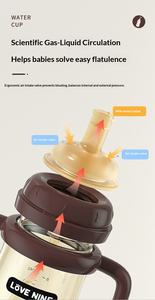 Biberons personnalisés OEM ODM en PP de qualité alimentaire, anti-coliques, avec poignée, <span class=keywords><strong>pour</strong></span> l'alimentation des bébés - Product Image 5