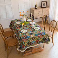 Nappes jacquard bohèmes, nappes rectangulaires haut de gamme pour tables basses, pour décorations de salle à manger