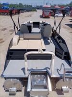 Bateau ponton en aluminium 7,6 m (25 pieds) Allsea Boat 2025 de Chine avec moteurs électriques hors-bord de qualité pour yachts, à vendre
