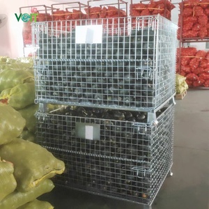 Jaula de almacenamiento de cebolla soldada galvanizada apilable, portátil, industrial, resistente - Product Image 4
