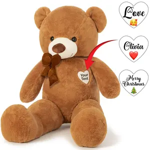 Bán buôn tùy chỉnh OEM Valentine quà tặng dễ thương ôm PP bông plushies gấu bông mềm Unbranded trẻ em búp bê sang trọng Thú nhồi bông đồ chơi