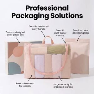Sacs de rangement en maille respirante pour vêtements de voyage, vente en gros, pour les vacances - Product Image 5