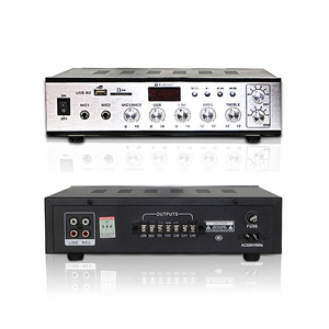 Amplificador de Áudio Profissional para Sistema PA USB-80 80W, Amplificador de Potência e Mixer - Product Image 3