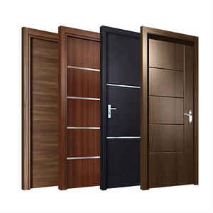 Diseño y Personalización de Puertas Interiores de Lujo Modernas de Roble y Cristal de Carbono para Hoteles, Apartamentos y Residencias - Product Image 1