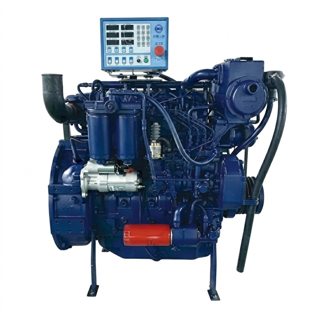 For Marine Diesel Generator Set 66kW Water Cooled Open Frame Silent Type ATS with Engine WF90H-18R