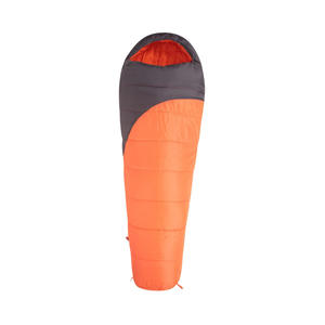 Saco de Dormir Woqi Tipo Momia para 3 Estaciones, Longitud Estándar, Transpirable, de Poliéster, Color Naranja, para Adultos, Senderismo y Camping - Product Image 1