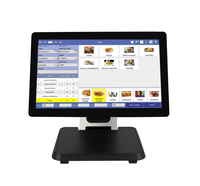Nuevo Modelo de Sistema POS Todo en Uno con Pantalla Táctil Dual de 15.6 Pulgadas, Caja Registradora de Fábrica en Venta