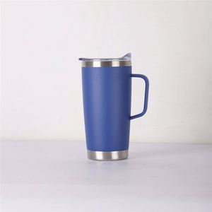 Taza de Café con Tapa Deslizante, Apta para Portavasos de Auto, Taza Aislada de 20 oz, Acero Inoxidable, Envío Directo Disponible ASM26 - Product Image 2