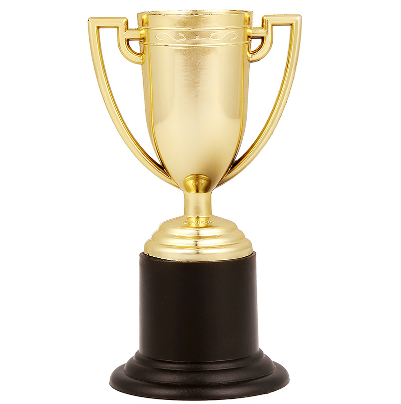 Noble Manufacturer Promotional Sports Events Cheap School Student Child Children Custom Bespoke Logo Plastic Awards Trophy Cup