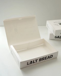Emballage postal <span class=keywords><strong>de</strong></span> luxe pliable <span class=keywords><strong>de</strong></span> qualité alimentaire pour macarons brownies tranches <span class=keywords><strong>de</strong></span> gâteau beignets boîtes en papier pliantes durables - Product Image 6