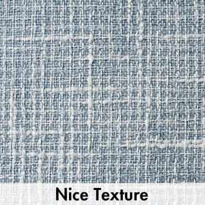 Fundas de Almohada Decorativas de Lino y Arpillera para Primavera, Color Azul Claro, Estilo Rústico, Modernas, Suaves, para Sofá - Product Image 3