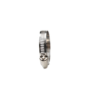 Collier de serrage à vis sans fin haute performance en acier inoxydable 304 avec bande lisse pour fixation automobile et mécanique professionnelle