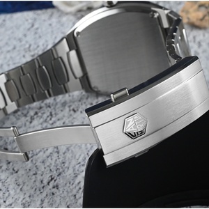 San Martin – montre Tonneau pour hommes, 39.5mm, montre-bracelet mécanique automatique de luxe, étanche 10 bars, lumineuse BGW-X1, SN0145 - Product Image 3
