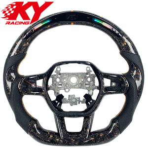 Volante Deportivo de Fibra de Carbono Forjado con LED Personalizado para Honda Civic Sport Accord, Estilo Racing, para CRV EX de 11.ª Generación, Acura Integra Type S - Product Image 1