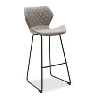 Tabouret chaise de bar de luxe tabouret de bar bistrot italien en cuir chaise haute de comptoir de bar