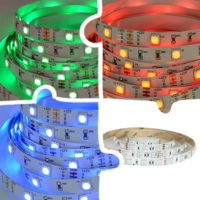 Bande LED SMD 5050 RGB 60 LED/m Bobine de 5 m Bobine de 10 m Bobine de 20 m Homologué CE ROHS Epistar pour l'aménagement paysager