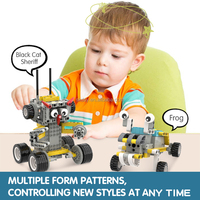 CB82B 702PCS Kit de Robot Programable STEM DIY 12 en 1, Juego de Ladrillos Educativos de Ciencia, Juguete de Construcción Electrónico Compatible con WeDo 2.0