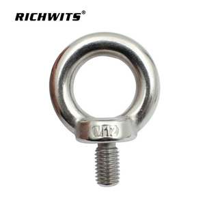 สลักเกลียวตาไก่ RICHWITS DIN580 304 สแตนเลสสตีล หัวกลม สำหรับยกของ ใช้งานทั่วไป ผิวเงา - Product Image 2