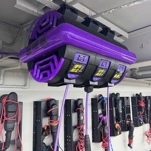 Enrouleur de <span class=keywords><strong>tuyau</strong></span> rétractable 3 en 1 (eau/électricité/air) 10 m avec pistolet de nettoyage <span class=keywords><strong>pour</strong></span> lavage de voiture, garage, atelier - Product Image 6