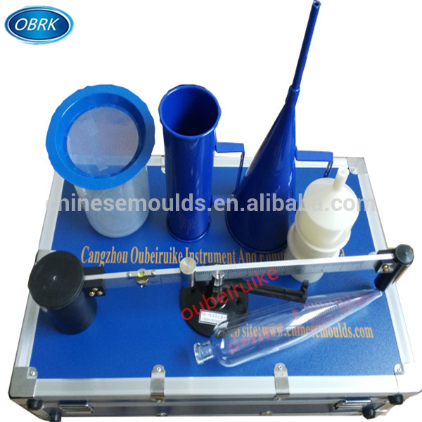 (Barro equilibrio Marsh embudo viscosímetro arena contenido Kit) Cemento hidrómetro barro traje de tres piezas