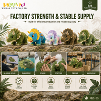 Peluche Triceratops Écologique Personnalisée OEM, Animal en Peluche Dinosaure pour Boutiques de Cadeaux, Collections de Vente au Détail Durables