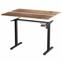 Le Nouveau Bureau Debout Ergonomique S12 avec Cadre à Moteur Unique, Hauteur Réglable de 730 à 1180 mm