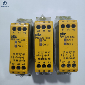 Module de commande de relais de sécurité PZE X4V 0.5S, dispositif de circuit d'arrêt d'urgence, relais de surveillance de sécurité - Product Image 1
