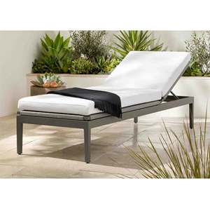 Lettini Prendisole <span class=keywords><strong>da</strong></span> Esterno in Alluminio con Intreccio in Corda Resistente alle Intemperie per Hotel, Piscina e <span class=keywords><strong>Giardino</strong></span> - Product Image 1