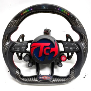 Volante de Fibra de Carbono Personalizado OEM para Skoda Octavia Superb Kodiaq Karoq Citigo Facelift Fabia Rapid <span class=keywords><strong>Yeti</strong></span> - Product Image 5
