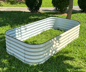 恵州グリーンジャイアント17インチ高い9N1モジュラー段ボール亜鉛メッキ金属製庭用ベッドキットプランターフラワーボックス - Product Image 5